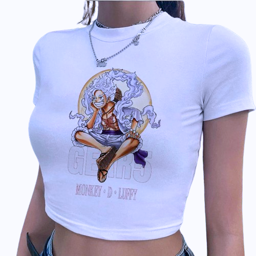 "PIRATE GAME" - One Piece Monkey D Luffy Anime Crop Top | 6 Options