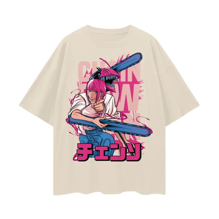 "DEVIL DOG" - Denji - Chainsaw Man Anime Oversized T-Shirt