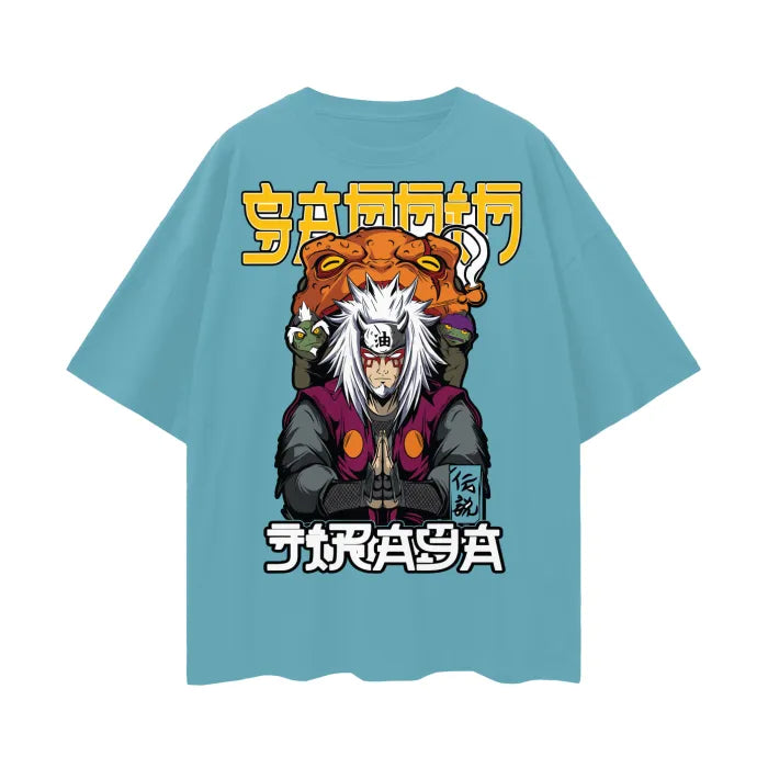 "TOAD CHANTER" - Jiraiya -  Naruto Anime Oversized T-Shirt