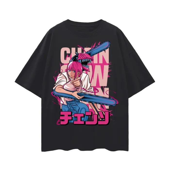 "DEVIL DOG" - Denji - Chainsaw Man Anime Oversized T-Shirt