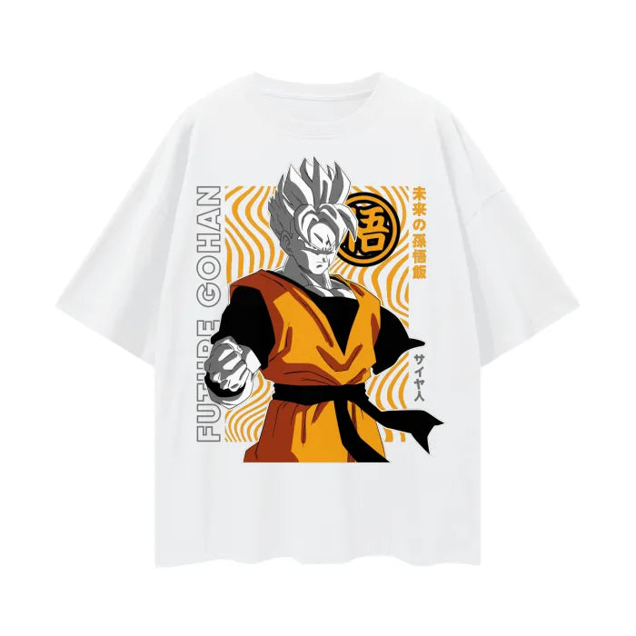 "SAIYAN SAGA" - Gohan - Dragon Ball Anime Oversized T-Shirt | 3 Colors