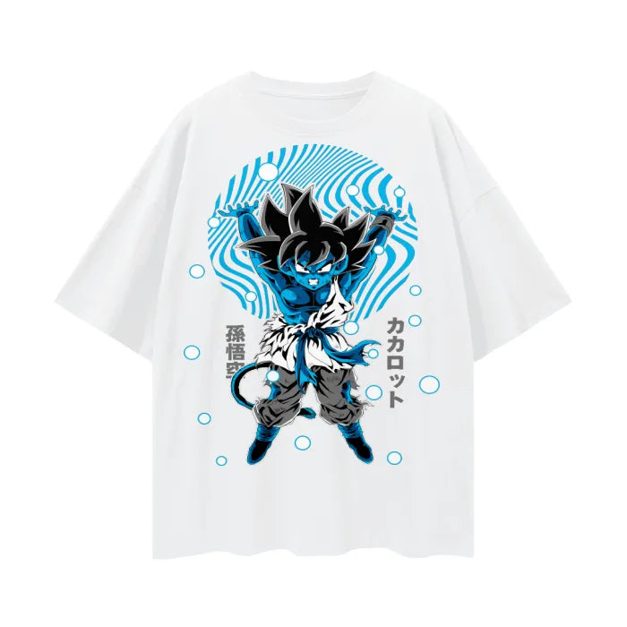 "THE CHOSEN ONE" -  Son Goku - Dragon Ball Anime Oversized T-Shirt | 3 Colors