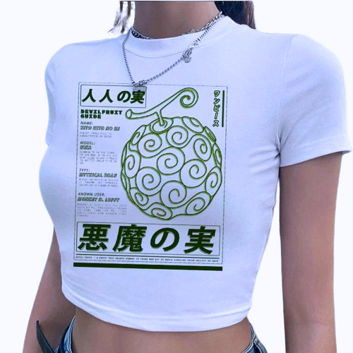 "PIRATE GAME" - One Piece Monkey D Luffy Anime Crop Top | 6 Options