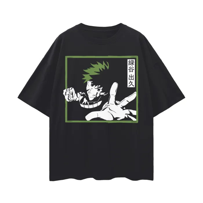 "GREEN COMET" - Deku - My Hero Academia Anime Oversized T-Shirt | V2