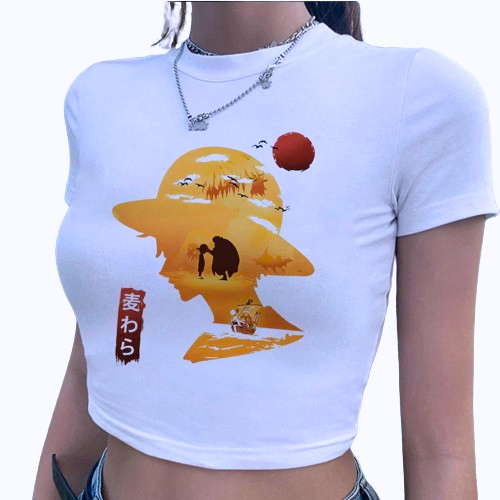 "PIRATE GAME" - One Piece Monkey D Luffy Anime Crop Top | 6 Options