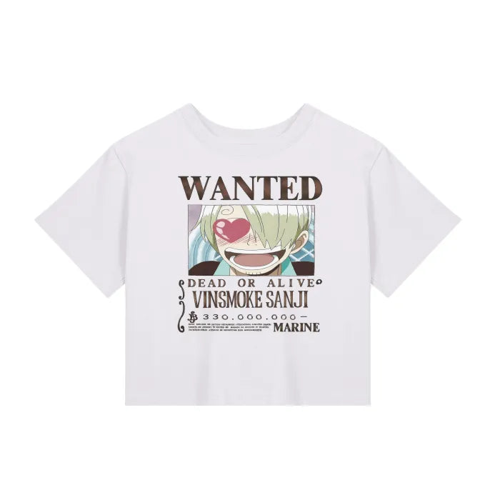 "CULINARY KICKER" - Vinsmoke Sanji - One Piece Anime Crop Top