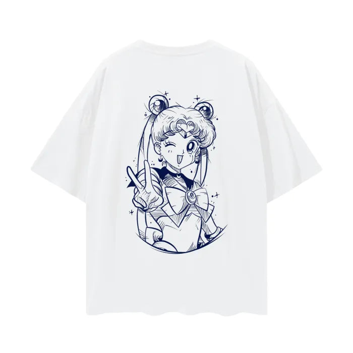 "MOON PRISM" -Usagi Tsukino - Sailor Moon Anime Oversized T-Shirt | 4 Colors