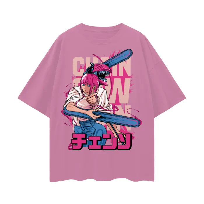 "DEVIL DOG" - Denji - Chainsaw Man Anime Oversized T-Shirt