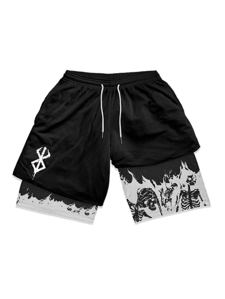 "DREAMS" - Berserk Anime Activity Fit Shorts