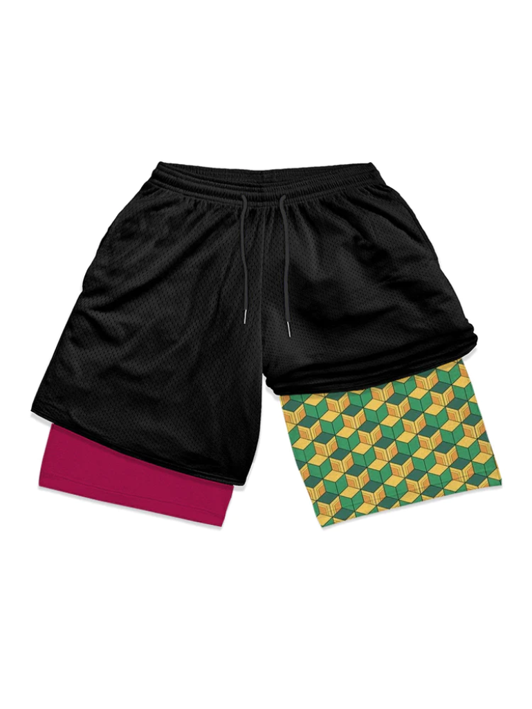 "HASHIRA" - Giyu Tomioka - Demon Slayer Anime Activity Fit Shorts