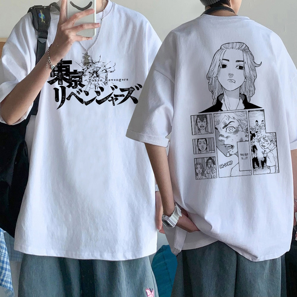 "MANJIRO-KEN" - Tokyo Revengers Anime Oversized T-Shirts | 4 Options