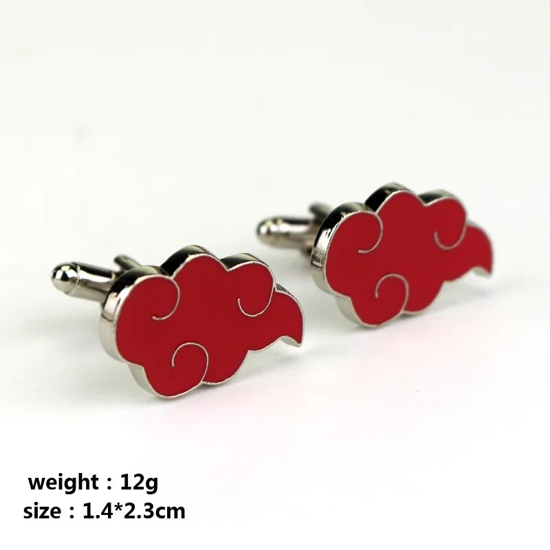 "AKATSUKI CLOUD" - Naruto Anime Tie Clips