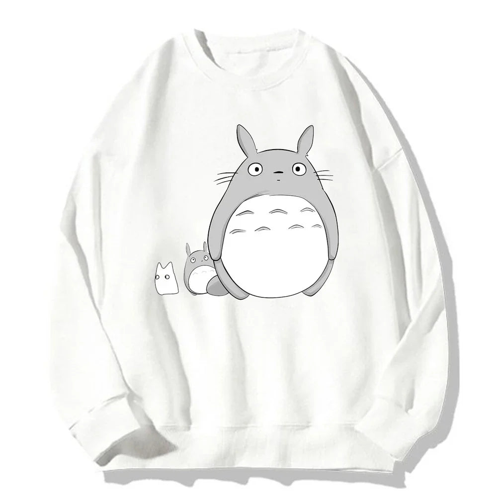 "FOREST FAMILY" - Chu Totoro - My Neighbor Totoro Anime Vintage Washed Sweatshirt | 5 Colors