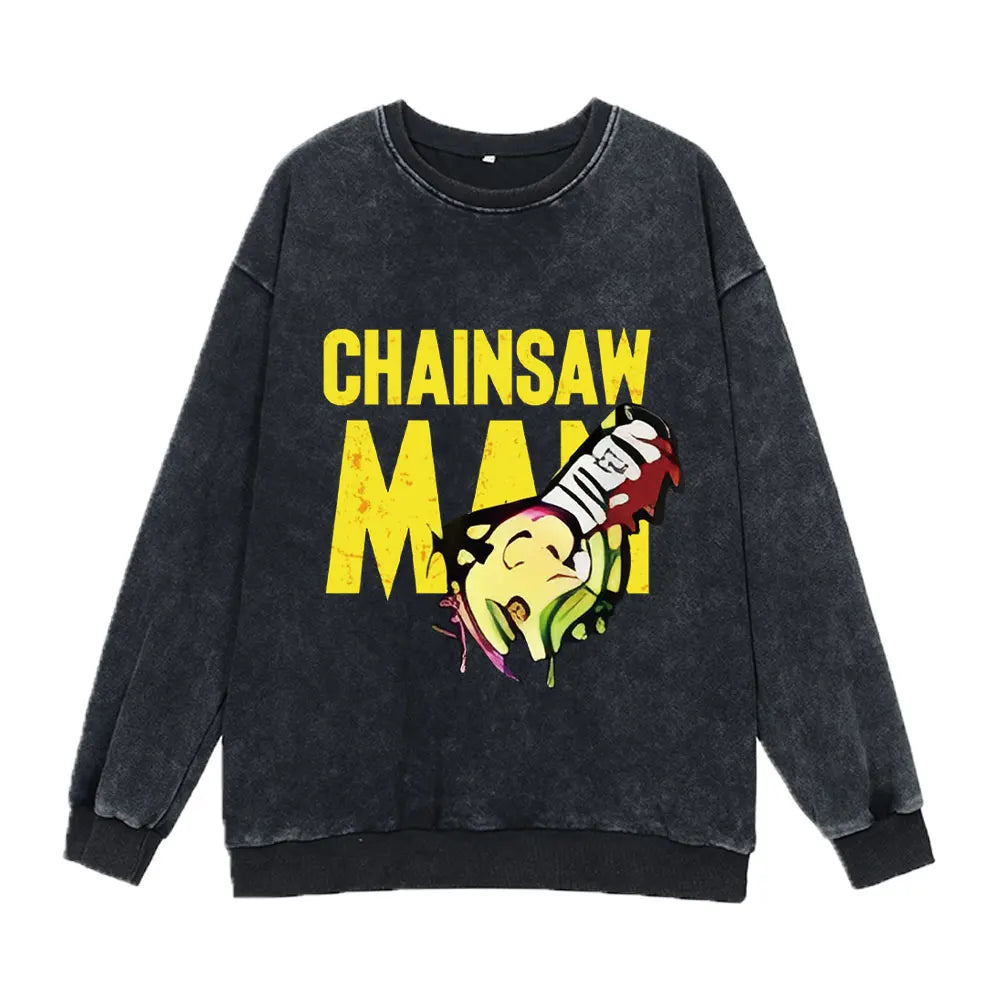 Chainsaw Man Washed Sweatshirt