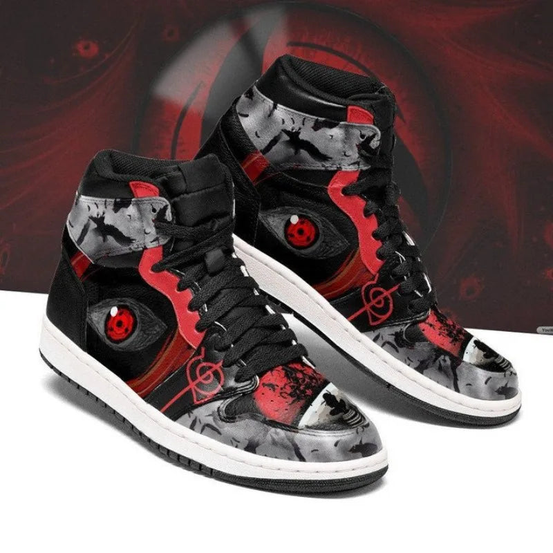 "WATCHING" - (High Top) Itachi Uchiha Naruto Anime Sneakers