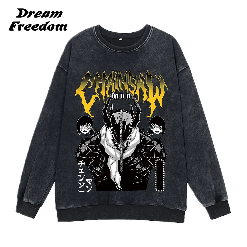 Chainsaw Man Washed Sweatshirt