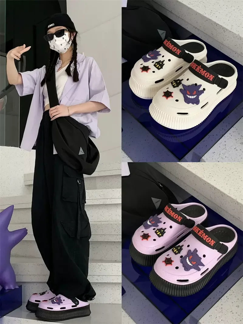 "HAUNTING HUES" - Gengar - Pokemon Anime Crocs | 2 Options