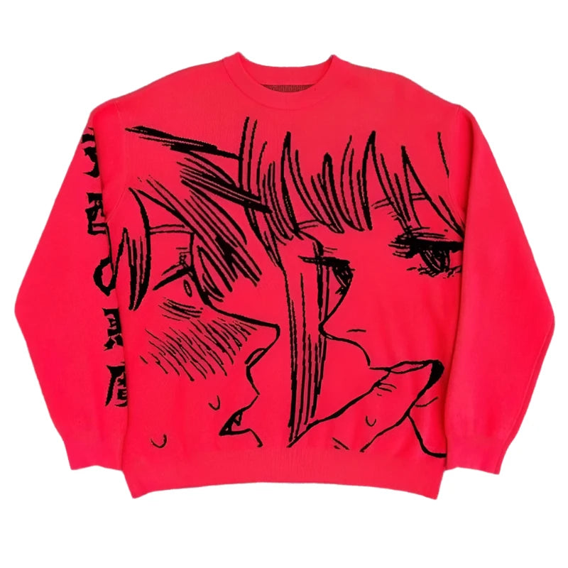 "CONTROL FREAK" - Makima + Denji - Chainsaw Man Anime Sweater