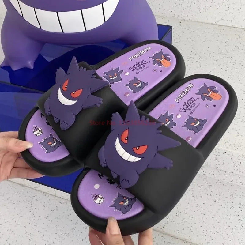 "HAUNTING HUES" - Gengar - Pokemon Anime Flip Flop | 2 Option