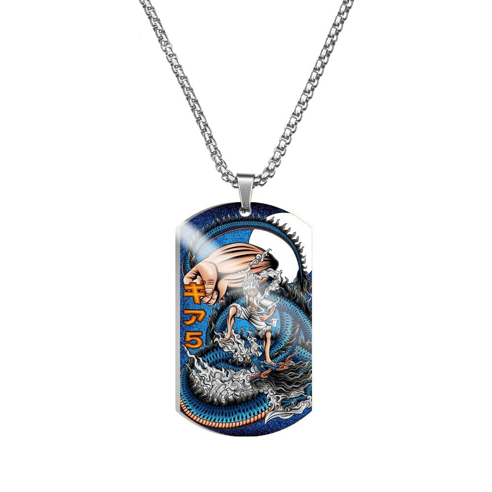 GEAR 5 - Sun God Nika Luffy - One Piece Anime  Necklaces - V3