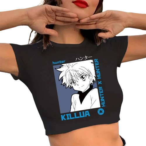 "KILLAR" - Hunter X Hunter Killua Zoldyck Anime Crop Top | 9 Options