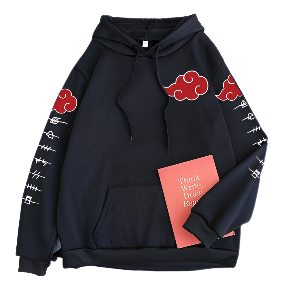 Akatsuki Member's Oversized Hoodie v2 | 3 colors - Naruto Anime - Alpha Weebs