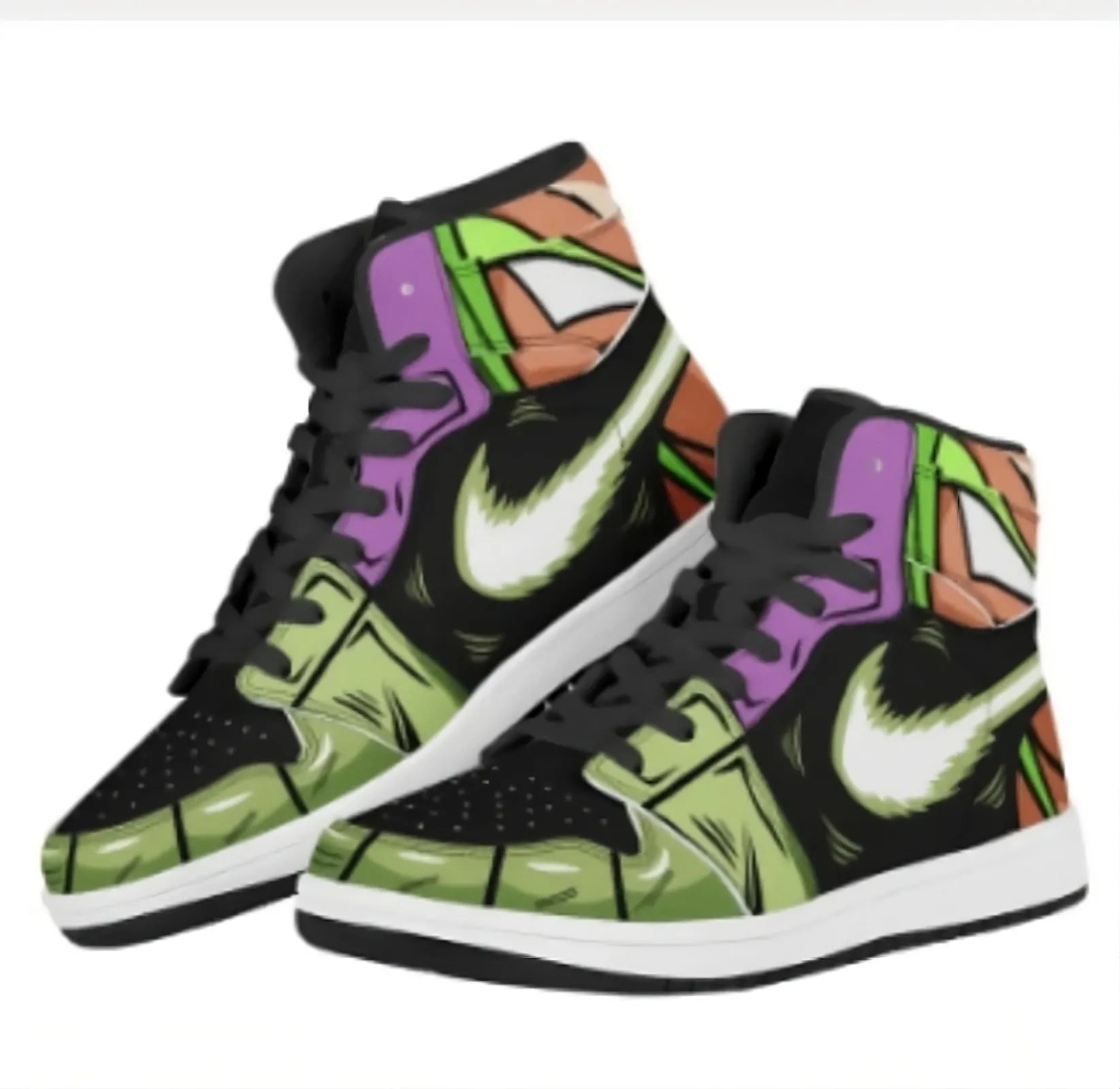 "AIR LEGEND" - (High Top) Broly Dragon Ball Anime Sneakers - DBZ