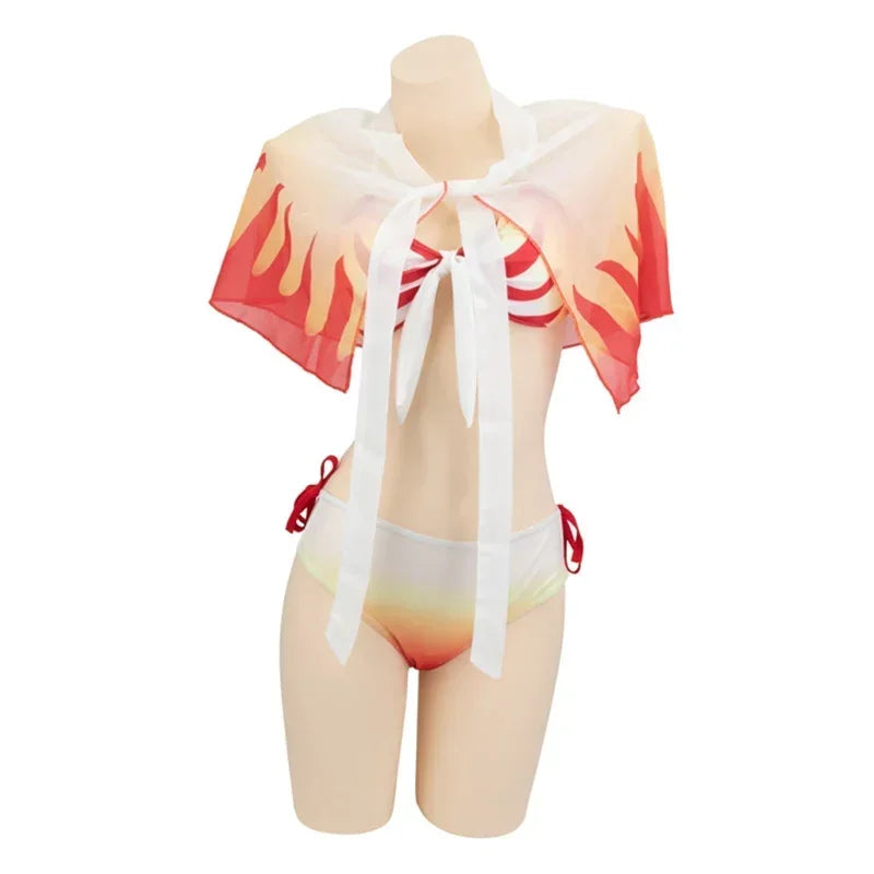 "ETERNAL FIRE" - Demon Slayer Anime Rengoku Swimwear