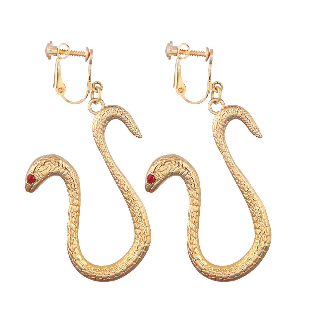 "GOLDEN SCALES" - Boa Hancock - One Piece Anime Earrings | 2 Option