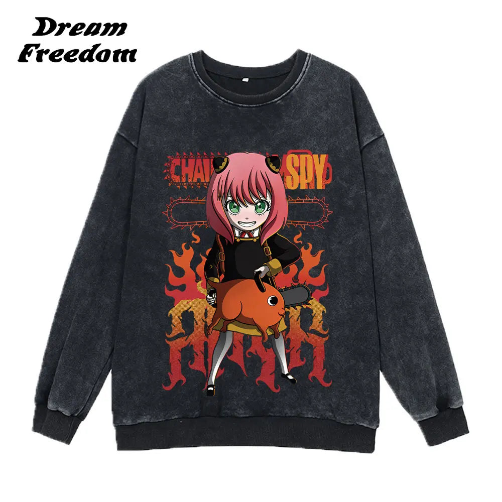 Chainsaw Man Washed Sweatshirt