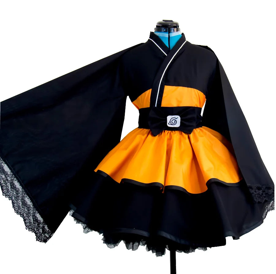 "ORANGE BLOSSOM" - Naruto Uzumaki -  Naruto Anime Cosplay Skirt