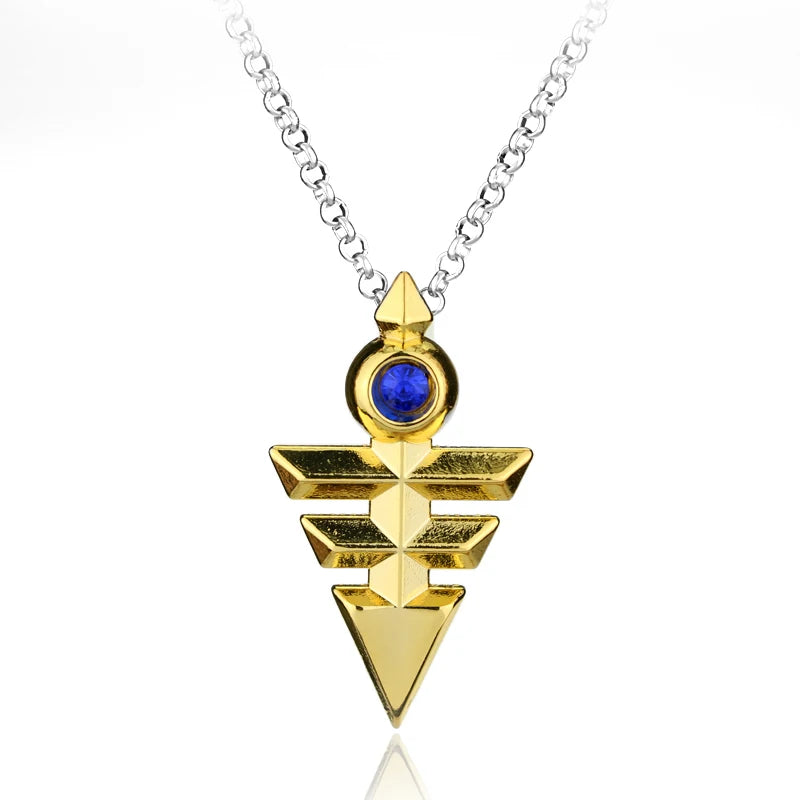 Collar 3D Yu-Gi-Oh Anime Yugioh Millenium colgante joyería juguete Yu Gi Oh Cosplay pirámide ojo egipcio de Horus collar-30