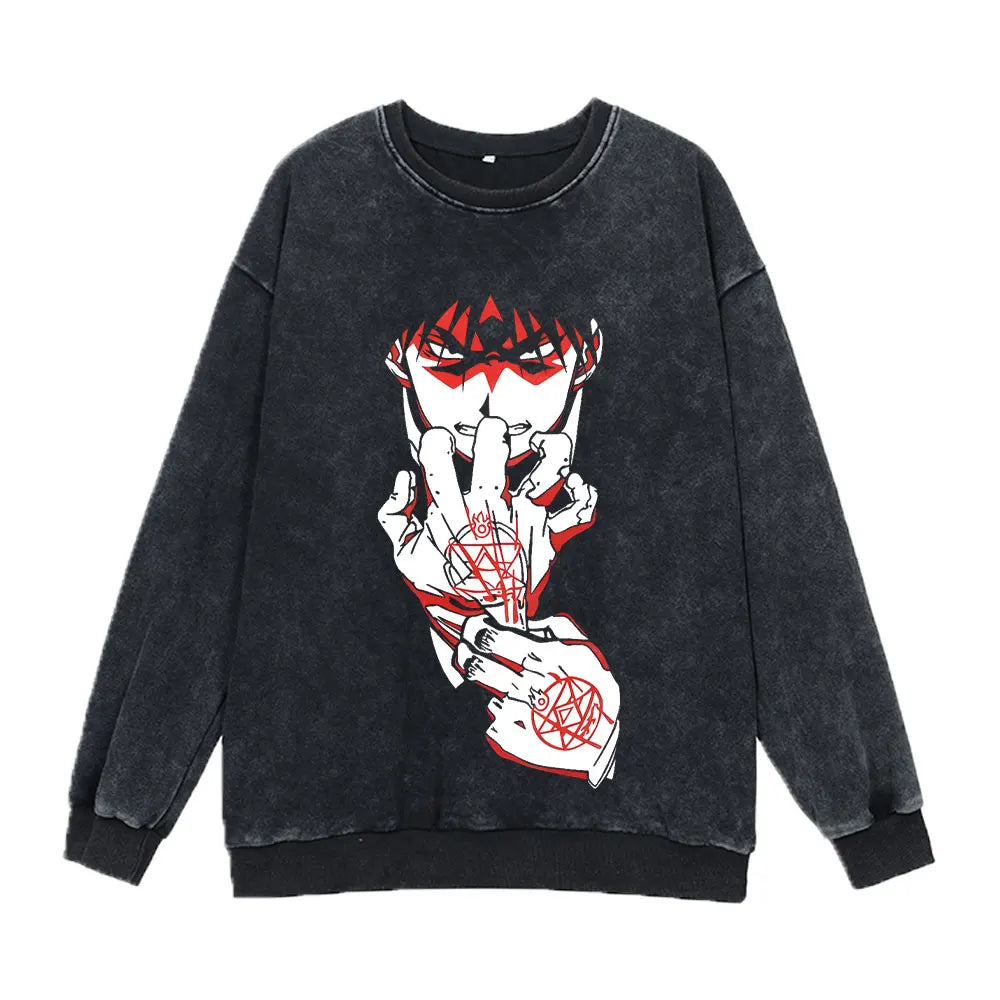 Chainsaw Man Washed Sweatshirt