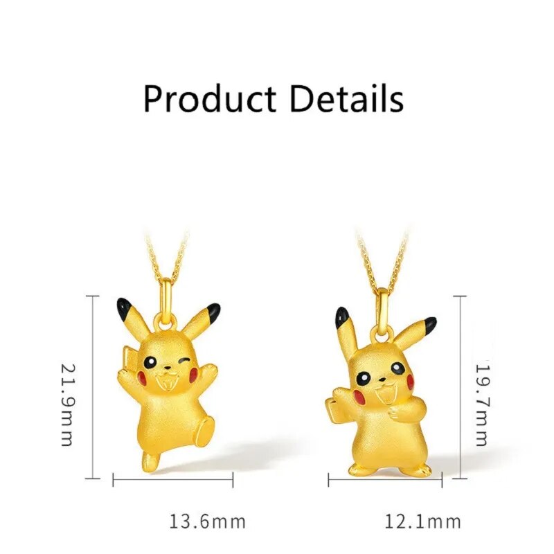 "PIKA-PI" - Pilachu - Pokemon Anime Necklaces | 3 Options