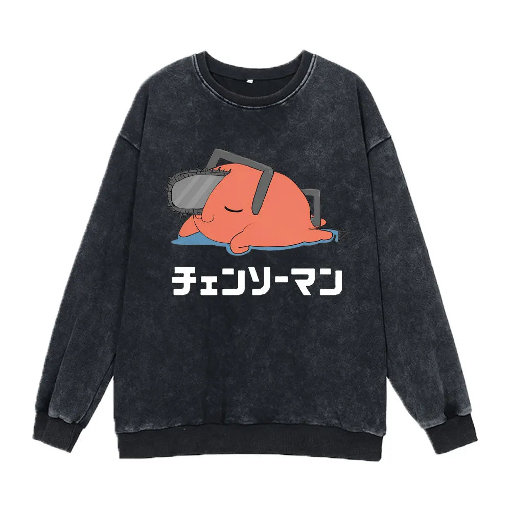 Chainsaw Man Washed Sweatshirt