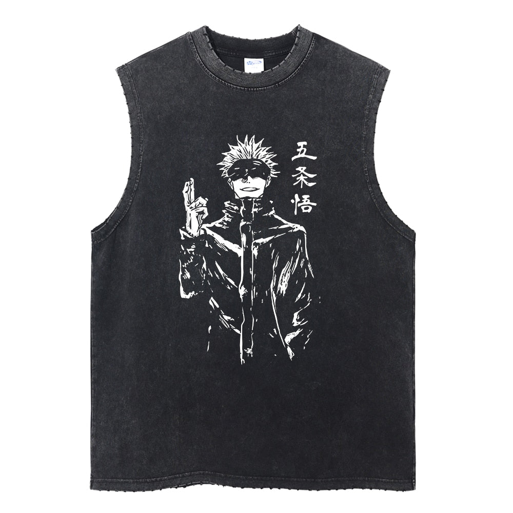 "Divine Sorcerer" V2 Vintage Washed Tank Top