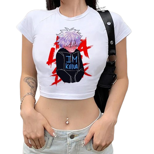 "KILLAR" - Hunter X Hunter Killua Zoldyck Anime Crop Top | 9 Options