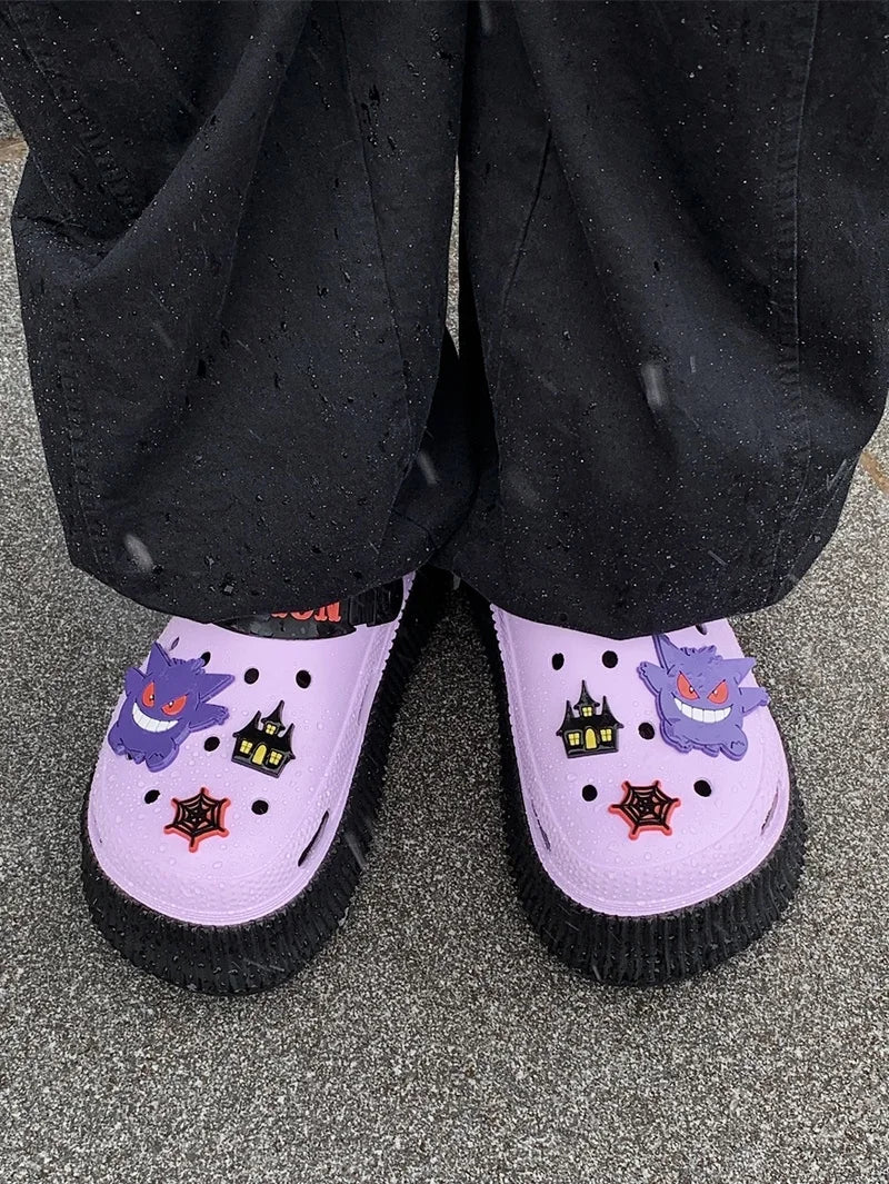 "HAUNTING HUES" - Gengar - Pokemon Anime Crocs | 2 Options