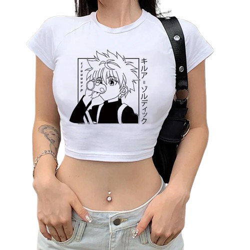 "KILLAR" - Hunter X Hunter Killua Zoldyck Anime Crop Top | 9 Options