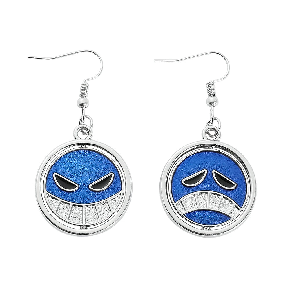 "DEAD OR ALIVE" - Portgas D. Ace - One Piece Anime Earrings