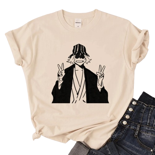 "HADO 91" - Bleach Retsu Unohana Anime Oversized T-Shirts