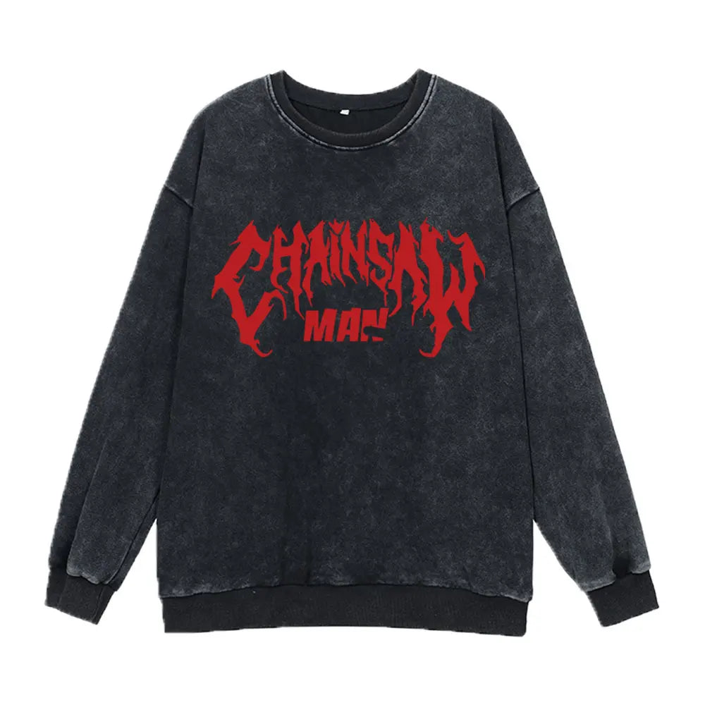 Chainsaw Man Washed Sweatshirt