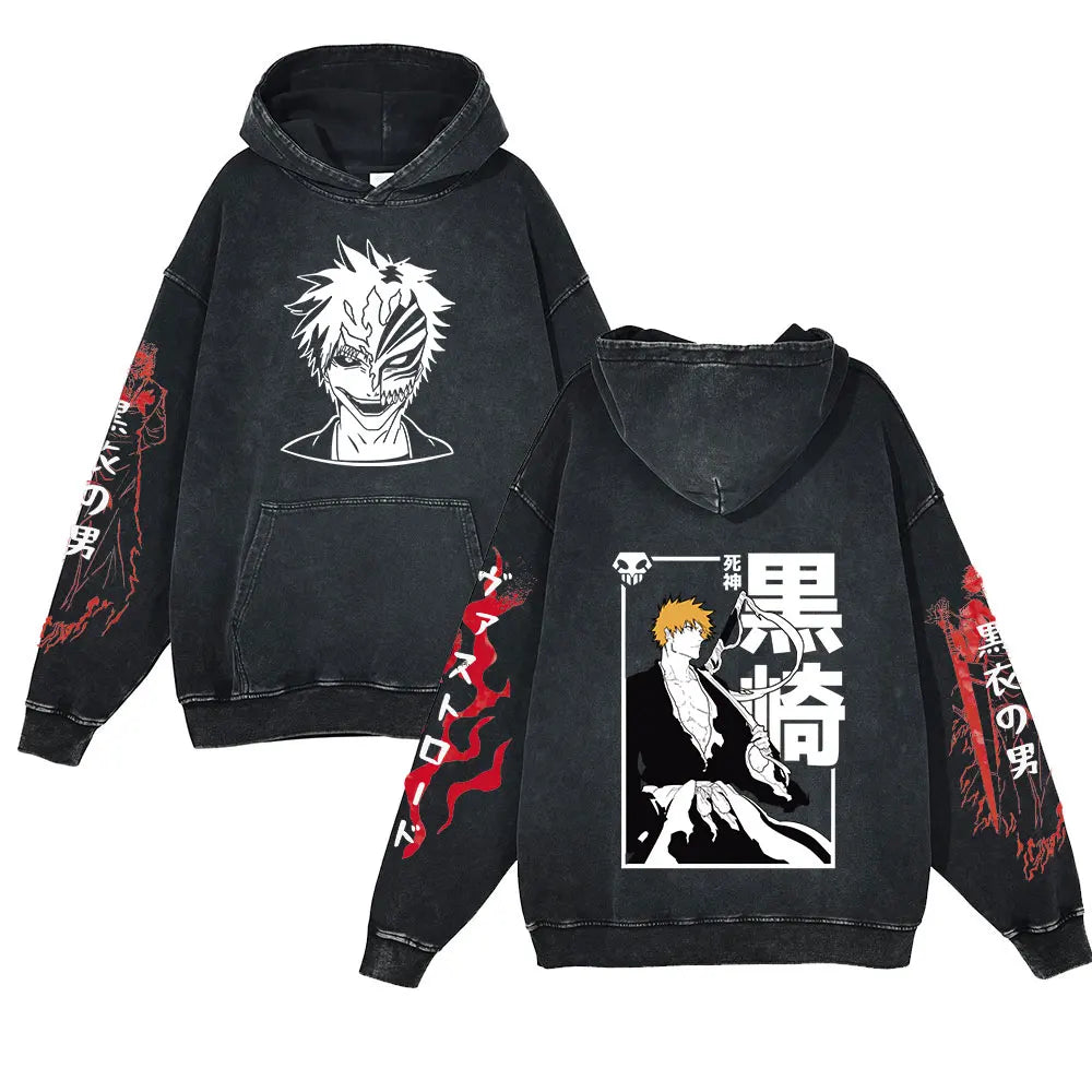 "HOLLOW KING" - Bleach Kurosaki Ichigo Anime Hoodies | V-3