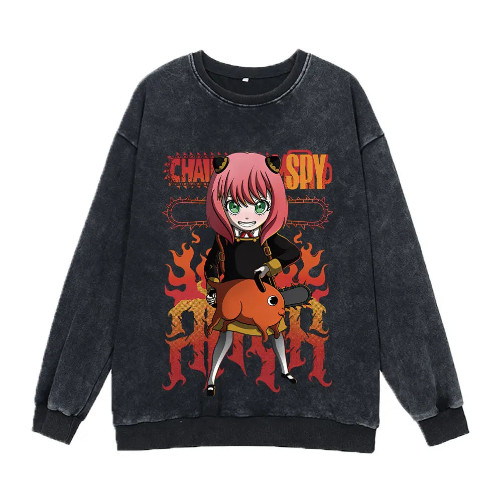 Chainsaw Man Washed Sweatshirt