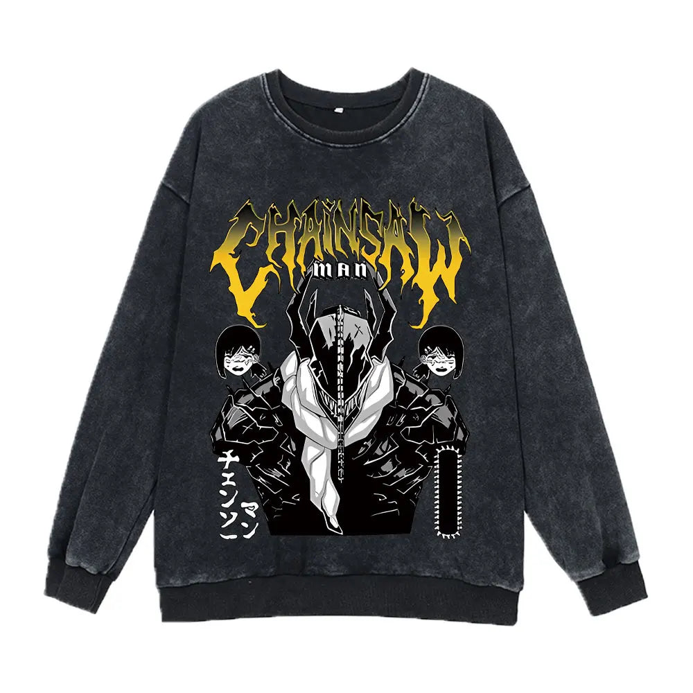 Chainsaw Man Washed Sweatshirt