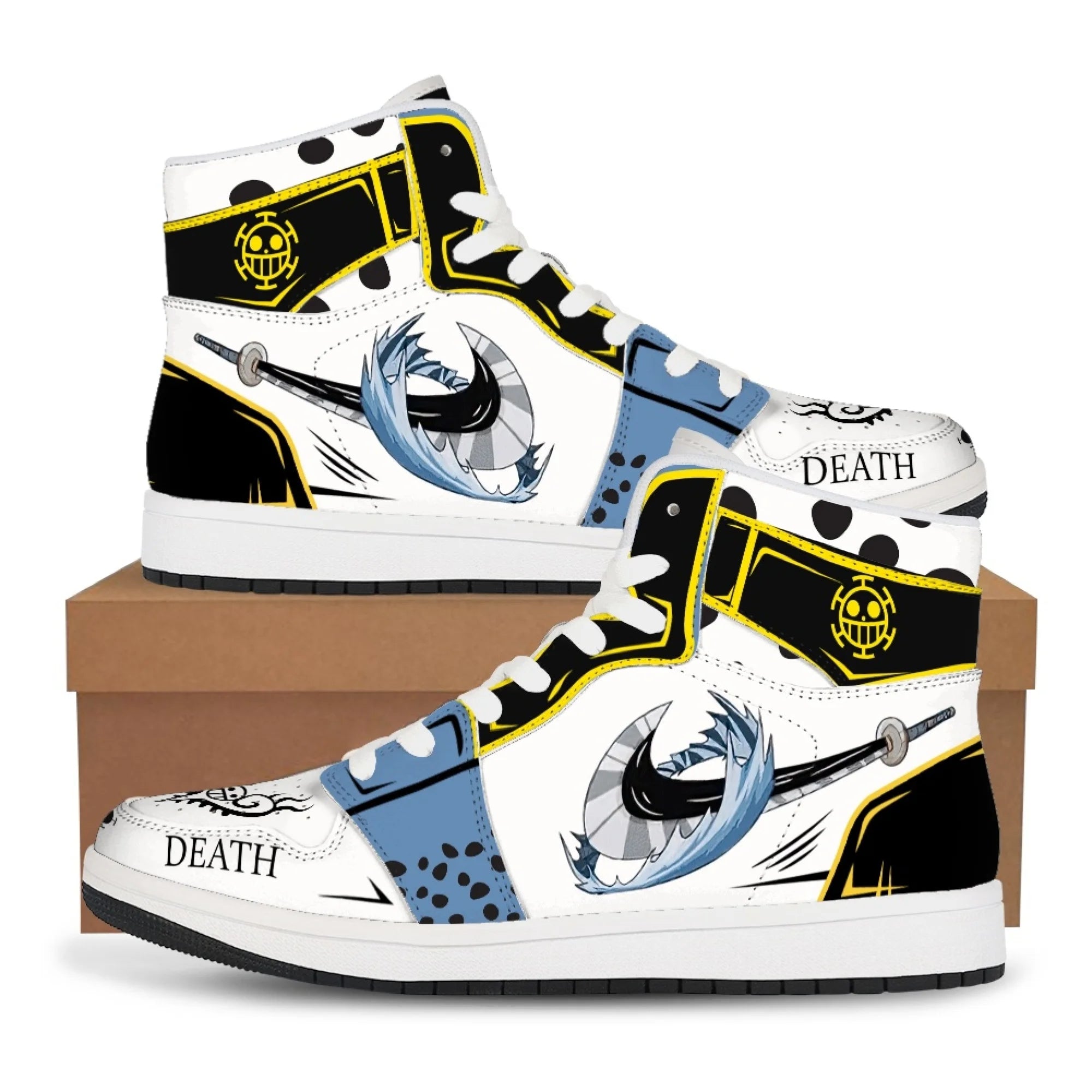 "AIR SURGEON 1" - (High Top) Trafalgar Law One Piece Anime Sneakers