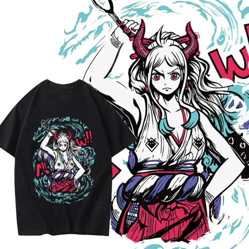 "INU INU NO MI" - One Piece Yamato Anime T-shirt