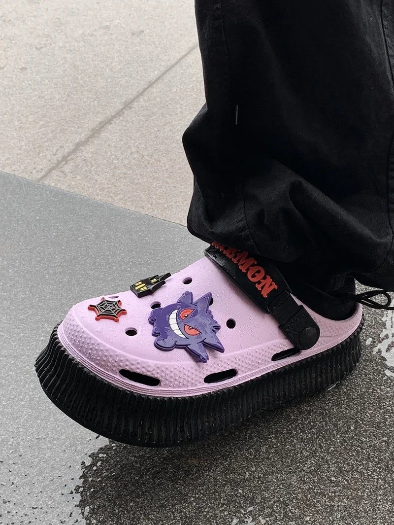 "HAUNTING HUES" - Gengar - Pokemon Anime Crocs | 2 Options