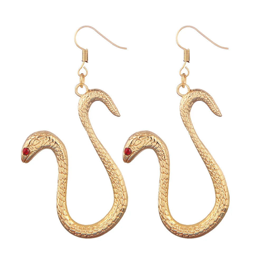 "GOLDEN SCALES" - Boa Hancock - One Piece Anime Earrings | 2 Option