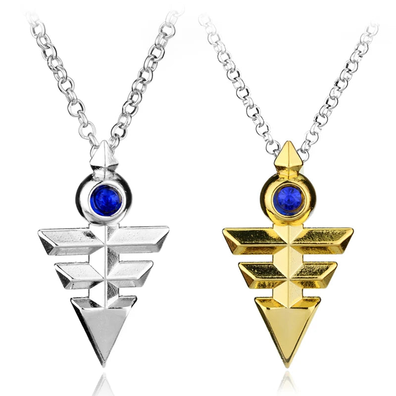 Collar 3D Yu-Gi-Oh Anime Yugioh Millenium colgante joyería juguete Yu Gi Oh Cosplay pirámide ojo egipcio de Horus collar-30